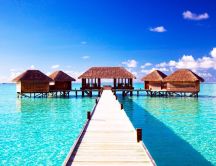 Maldive beautiful summer holiday - HD wallpaper