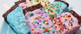 Star candy chocolate ice cream cake - HD wallpaper