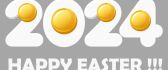 Happy Easter holiday 2024 - eggs holiday