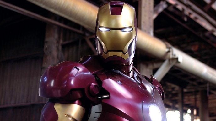 Shiny Iron Man close up