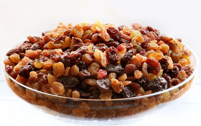 Cup of dried fruit