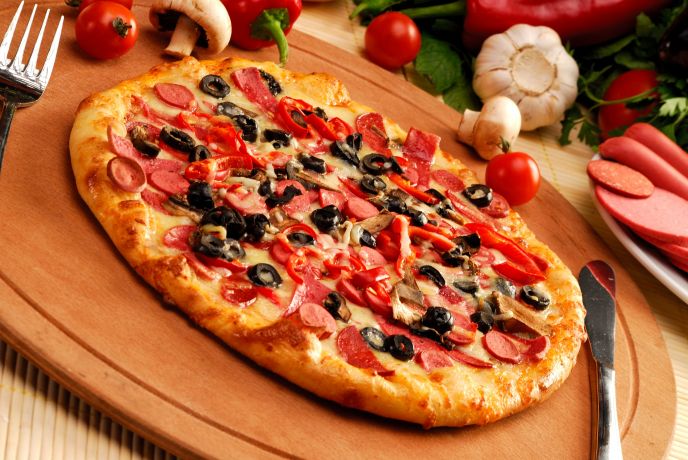 Delicious looking pizza