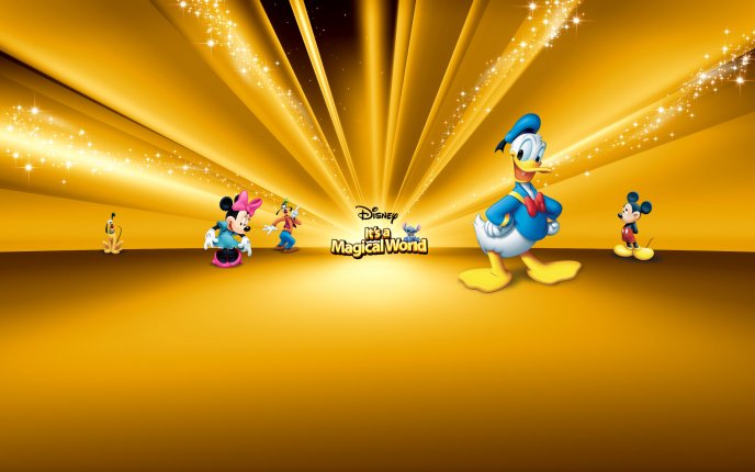 Disney - It's a magical world, cartoons characters