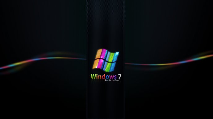 Windows 7 colorful logo