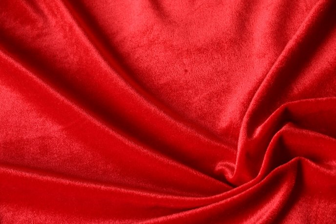 Red velvet curtain HD wallpaper