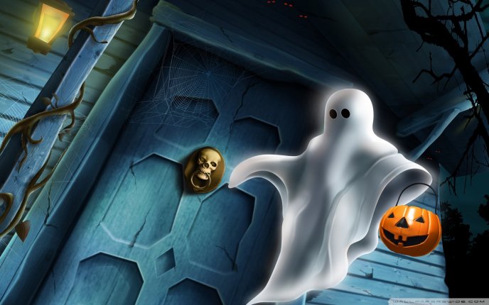 Halloween ghost costume - Trick or Treat