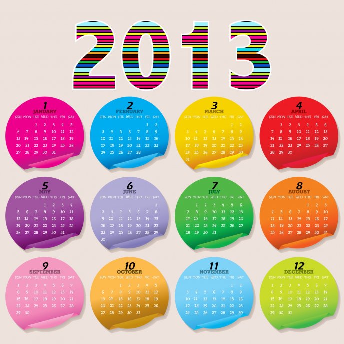 Apple calendar 2013