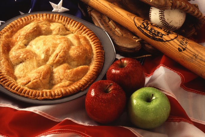 Delicious apple pie - HD wallpaper
