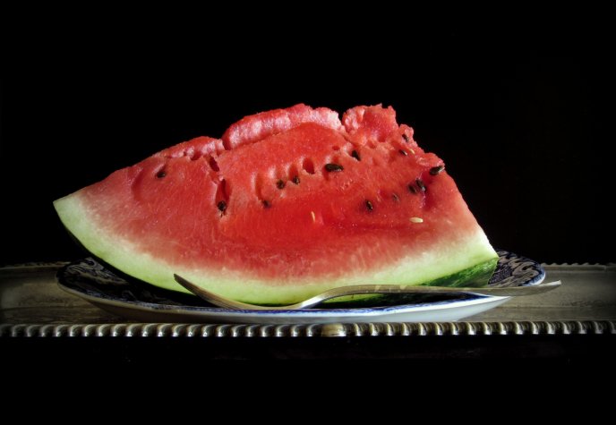 Delicious piece of watermelon - HD wallpaper