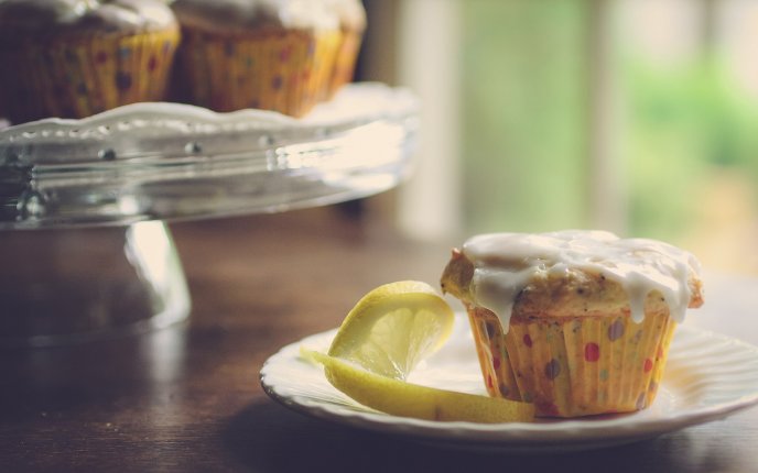 Muffins with lemon - something sweet