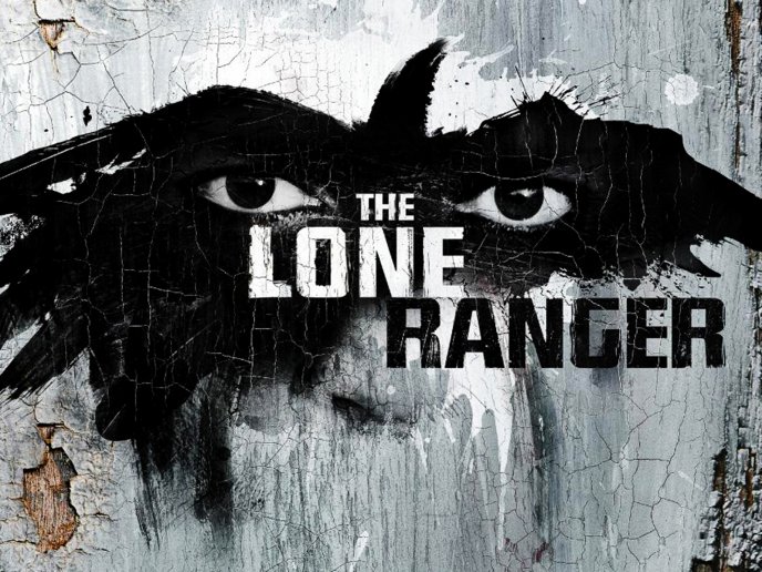The lone ranger - poster drawing on the wall