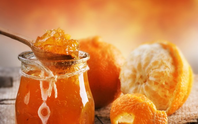 Delicious orange jam - treasures from grandma's closet