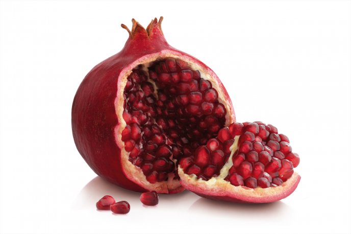 Delicious pomegranate fruit full with vitamins