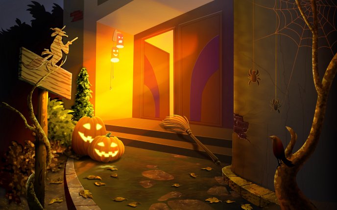 Trick or treat - Happy Halloween night