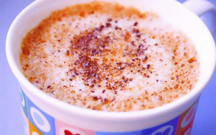 Hot chocolate with sweet foam