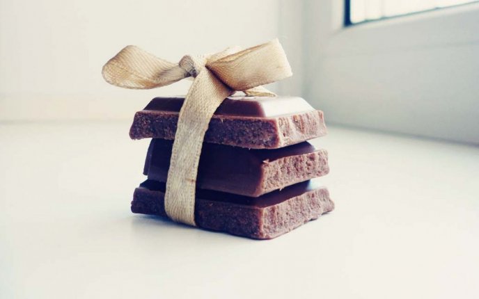 The most delicious present - dark chocolate