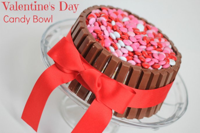 Candy and chocolate cake - With Love for you