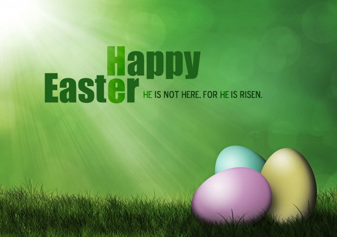 Green spring - Happy Easter Holiday