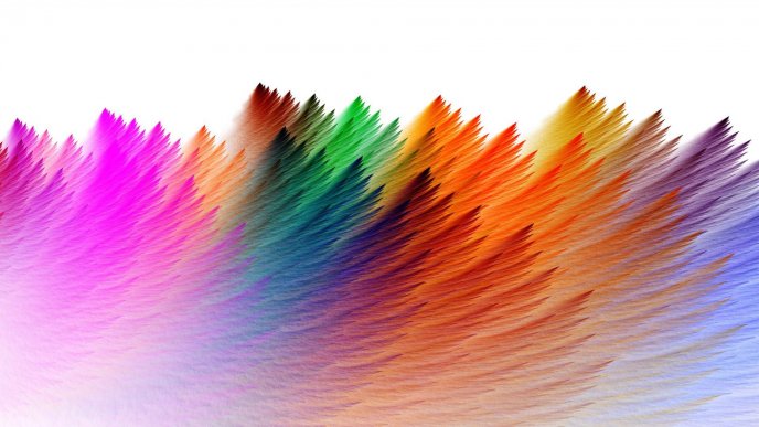 Abstract colourful wallpaper - beautiful rainbow