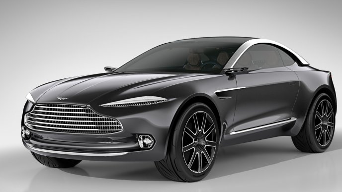 Black Aston Martin DBX Concept - Beautiful car