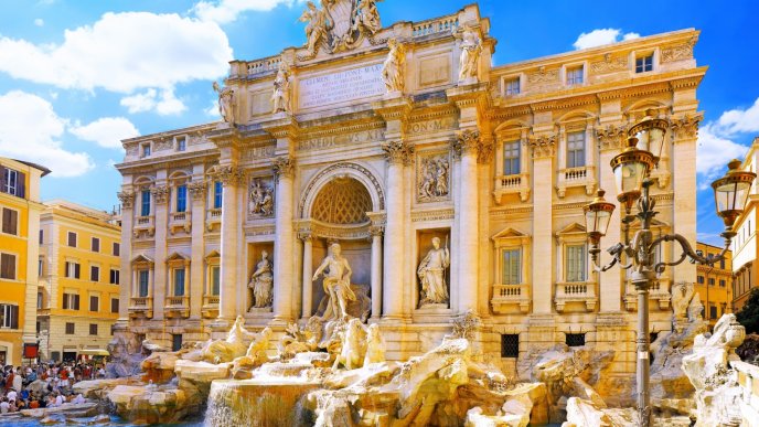The Trevi Fountain from Italy - Architecture wallpaper