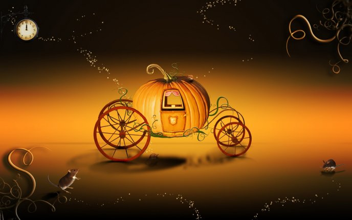 Cinderella carriage - Funny pumpkin