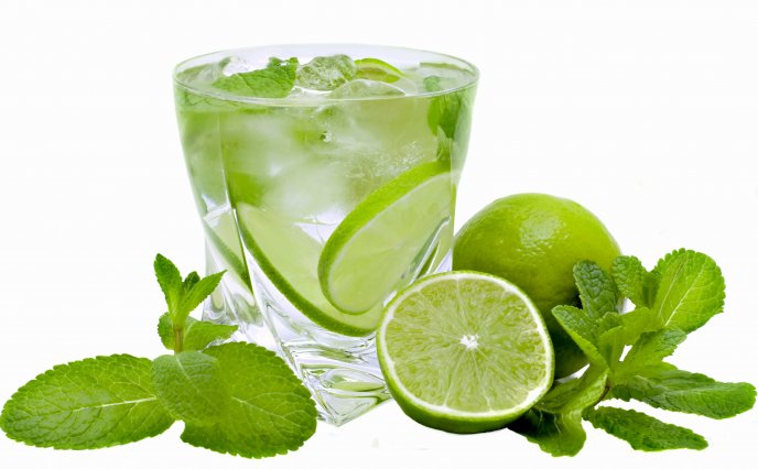 Lime and mint - fresh summer drink