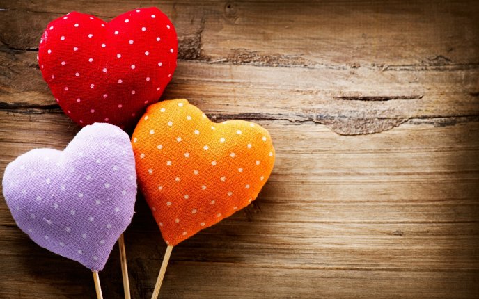 Hearts sweet like lollipops - HD wallpaper