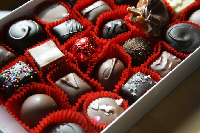 Delicious chocolate perfect for a romantic gift - Valentines