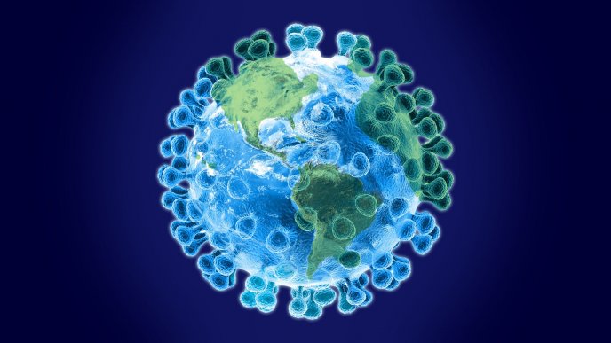 Earth Planet - Global pandemic Coronavirus HD wallpaper