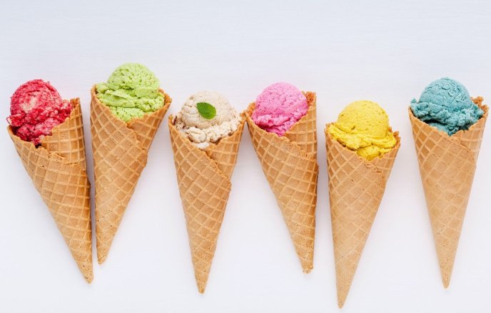 Delicious ice cream summer sweet - HD wallpaper