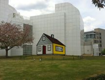 Funny painted house