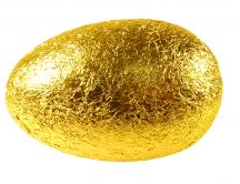 Golden chocolate egg
