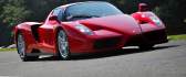 Red Ferrari Enzo on road