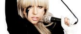 Lady Gaga crystal microphone