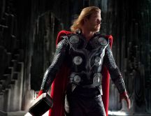 Chris Hemsworth as Thor in Thor movie