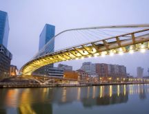 Bilbao bridge - wonderful architecture