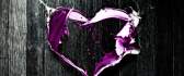 Abstract love - purple heart