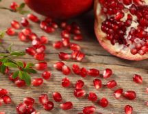 Pomegranate - delicious red fruit