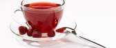 A cup of fruit tea - raspberry tea