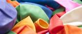 Many colorful deflated balloons HD wallpaper