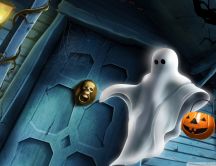 Halloween ghost costume - Trick or Treat