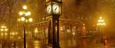 Clock in the middle of the town - Gastown, Vancover