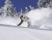 Brake Snowboard - Snow wave HD wallpaper