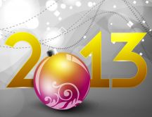 2013 on a gray background HD wallpaper