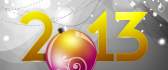 2013 on a gray background HD wallpaper