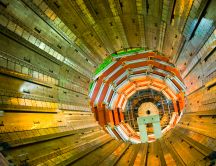 Abstract photo - Iron tunnel