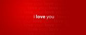 I love you - Red HD wallpaper
