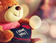 Teddy bear - I love you - Valentine's Day