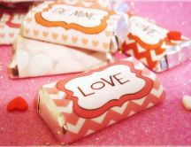 Candy love bar - Valentine's Day